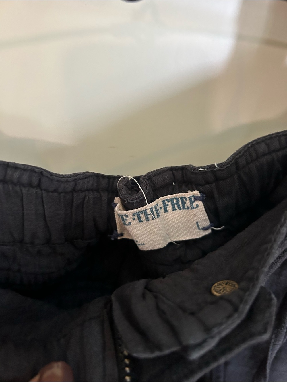 Free People Park Ave Black Cargo Pants - Picture 5 of 7